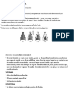 Fundición hueca: proceso, características y usos