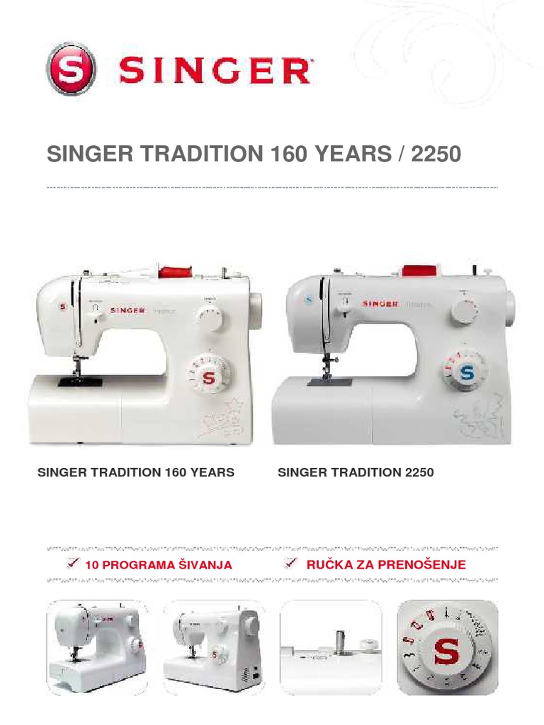 Singer Tradition 160 2250 PDF