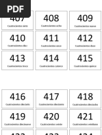 Números Del 400 Al 500 en Letras - ¿Cómo Se Escribe El Número | PDF