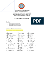 Trabajo Integral Definida