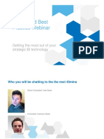 Dashboard Best Practice Webinar: Getting The Most Out of Your Strategic BI Technology