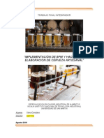 Bpm y Haccp en Cerveceras Artesanales