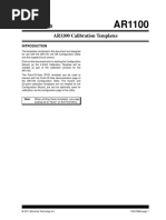 AR1100 Calibration Templates: 2011 Microchip Technology Inc. DS41596A-page 1