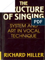 Richard Miller the Structure of Singing System and Art in Vocal Technique Miller Editado