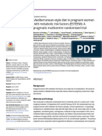 Mediterranean-Style Diet in Pregnant Women With Metabolic Risk Factors (ESTEEM) : A Pragmatic Multicentre Randomised Trial