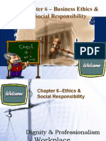 Chapter 6 - Business Ethics & Social Responsibility