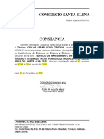 Certificado - Consorcio Santa Elena