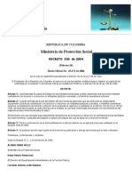 Decreto 536 de 2004