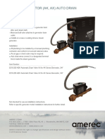 Ficha Tecnica - Drenador Automatico de Generador de Vapor AK y Ax