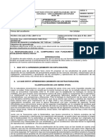 Guía #5 Ciencias 6 Segundo Periodo Ceba 2021