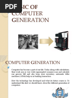 Computer Generations