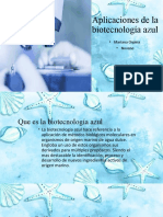Aplicaciones de La Biotecnología