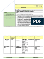 Planificación de Quimica Proyecto 6 Semana 10 Primer Parcial Segundo Quimestre 3ero (BT)