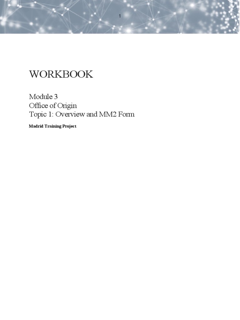 Module 3 Topic 1 Workbook IP Law | PDF | Priority Right | Trademark