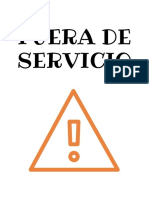 Fuera de Servicio