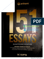 151 ESSAYS - Arihant Publications