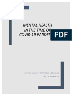 Mental Health in The Time of Covid-19 Pandemic