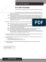 DSM 5 ASD Checklist