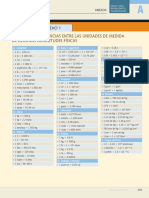 Tabla de Equivalencias