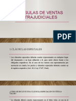 Cláusulas de Ventas Extrajudiciales