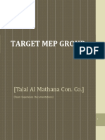 Target Mep Group: (Talal Al Mathana Con. Co.)