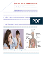 Ficha de Ciencia y Tecnologia El Clima Que Afecta La Salud