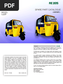 Re 205 Spares Catalogue