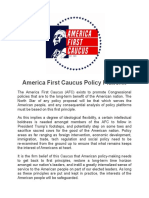 America First Caucus Policy Platform FINAL 2
