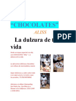 Chocolates Afiche