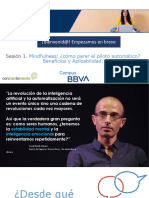 Sesión 1 BBVA Mindfulness