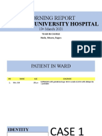 Morning Report: Mataram University Hospital