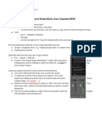 UNT Logic Lab 9 - Song Sequence and Sheet Music From Imported MIDI