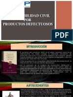 RESPONSABILIDAD CIVIL POR PRODUCTOS DEFECTUOSOS