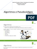 Aula 03 -Algoritmos e Pseudocódigos