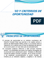 Principio y Criterios de Oportunidad