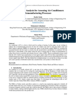 Using FMEA Analysis for Assessing Air Conditioners  Remanufacturing Processes