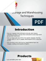 Storage and Warehousing Techniques: S. Zahaib Ahmed (22514) Dua Ghani (23131) M. Irtash Sohail (22027)