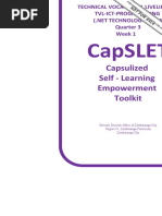 G11-TVL-ICT Programming (.Net Technology) Capslet Quarter 3-Week 1