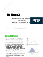 Six Sigma 3: Lean Manufacturing and Process Improvement Lecture 8, November 19, 2020