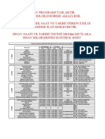 Mekatronik Muhendisligi Bahar Vize Sinav Programi Taslak 07 04 07042021