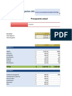 Household Expense Budget ES