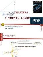 Chapter 9 - Authentic Leadership