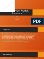 Presentation Journal Summary