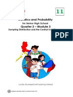 Statistics and Probability Quarter 2 - Module 3: For Senior High School