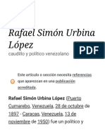 Rafael Simón Urbina López - Wikipedia, La Enciclopedia Libre