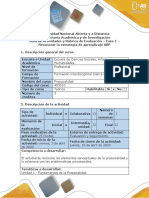 Guía de actividades y Rúbrica de evaluación - Fase 1 - Reconocer la estrategia de aprendizaje