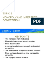 Topic 5 Monopoly and Imperfect Competition