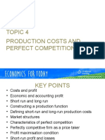 Topic 4 Production Costs and Perfect Competition