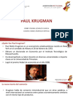 Paul Krugman y La Nueva Teoría Del Comercio