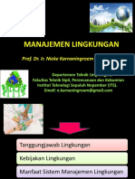 Materi Minggu 2. Manajemen Lingkungan